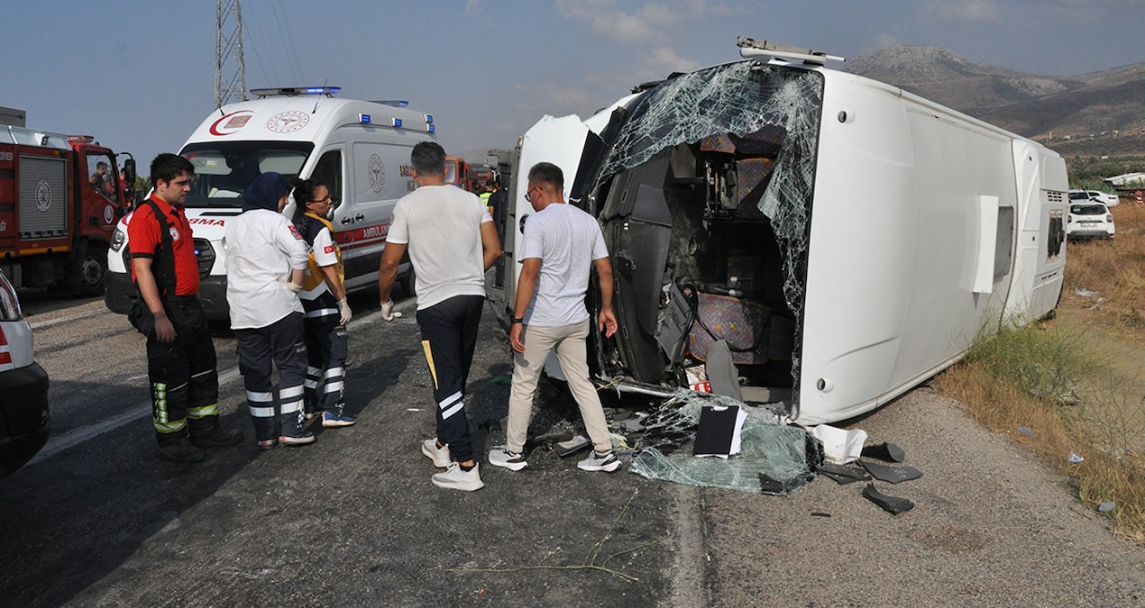 Mersin’de kaza: 2 meyyit, 35 yaralı